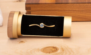 Diamantbestattung - Diamant-Brosche